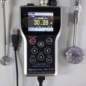 Spotron SP-270 Appareil de mesure de force d'électrode 30,28 N, jauge numérique portable pour test de contrainte, fabriqué au Japon - Product Image 1
