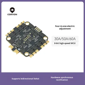 Corvon Keyun Travel Machine Four-in-One 8-Bit 30A50A60A Brushless ESC Private Mold Plastic PWM/Dshot/OneShot <b>Drone</b> <b>Accessories</b> - Product Image 2
