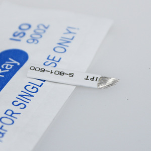 Cuchilla de Microblading en Zigzag 14F, Forma de Ola, Aguja Manual para Microshading, Suministros para PMU - Product Image 5