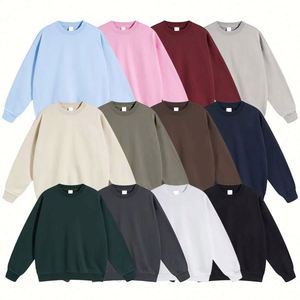 H5480 Fournisseur de vêtements de Guangzhou – Sweat-shirts unisexes à col rond en mélange de coton épais 430 g/m² - Product Image 2