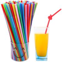 Vente en gros de pailles pour enfants PLA jetables écologiques Cpla à boire pailles flexibles en bambou de qualité alimentaire pour jus de fruits