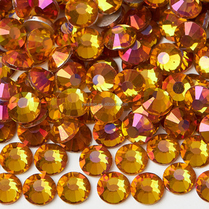Selina kristal Phantom cam düz geri Rhinestones DIY takı ve moda yuvarlak Flatback cam Strass için el yapımı çivi - Product Image 1