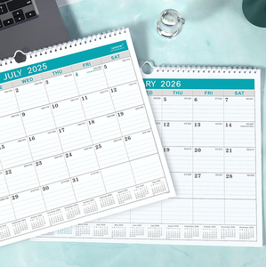 Conception de <span class=keywords><strong>rabat</strong></span> vertical de calendrier de bureau multicolore imprimé par coutume pour la planification et l'affichage quotidiens, faits de papier - Product Image 1