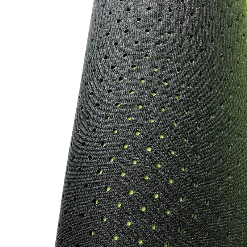 Borracha preta de neoprene perfurada personalizável, alta elasticidade, 1 mm