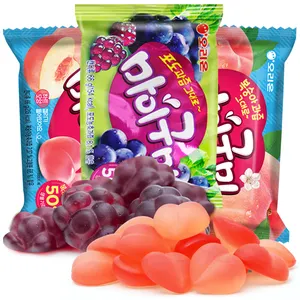 66g Soft Candy Orion Factory Wholesale Fruit Juice Jelly Cartons Bag Packaging Gum Fruity Flavor Open The Bag and Eat Mix Candy