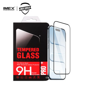 Protector de Pantalla de Vidrio Templado con Cobertura Total y Fácil Aplicación para <span class=keywords><strong>iPhone</strong></span> 12 13 14 15 16 17 Pro Max Air - Product Image 1