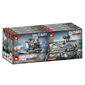 <span class=keywords><strong>Prix</strong></span> d'usine vente en gros, blocs ABS DIY, réservoir militaire, bloc de construction, jouets de guerre, cadeaux de promotion pour enfants - Product Image 1