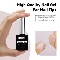 Gel de colle à ongles professionnel haute résistance FZN séchage rapide et double formes longue durée Gel de bricolage professionnel X pointes d'ongles avec Apex