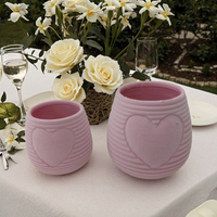 Vases de table en céramique colorés, modèle populaire, pour décoration de mariage