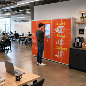 <span class=keywords><strong>Casier</strong></span> intelligent de livraison de colis Winnsen pour coworking, accès partagé, API Android pour incubateur de startups - Product Image 2
