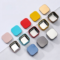 Mini boîtes à thé en fer blanc jetables écologiques pour bougies artisanales, emballage personnalisé couleur portable 10g qualité alimentaire