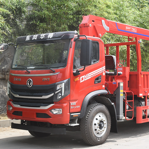 Grúa para Camión de 3.2 Toneladas, Marca DONGFENG, Chasis 4x2, Motor Euro 6 de 200HP, Grúa Montada en Camión con Pluma Rígida de 3.2T para Trabajos de Infraestructura - Product Image 4