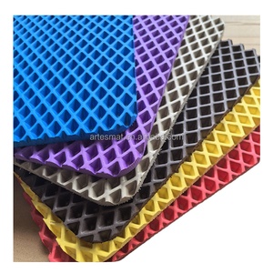 Vente directe d'usine Artes : Feuille d'éponge EVA haute densité antidérapante, matériau en mousse diamantée écologique pour tapis de voiture - Product Image 1