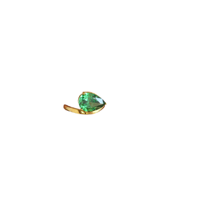 Anillo de Acero Inoxidable con Zirconia en Forma de Corazón, Chapado en Oro de 18K, Resistente al Agua, de Dos Tonos, Estilo Vintage, para Mujer, Regalo, Joyería Joolim - Product Image 3