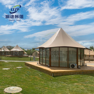 เต็นท์ท่องเที่ยว Ltzp สำหรับ 6-8 คน แบบขยายได้ ผ้า Oxford สำหรับทุกฤดู หนึ่งห้องนอน หนึ่งห้องนั่งเล่น พื้นที่กว้างขวาง เต็นท์แคมป์ปิ้ง - Product Image 4