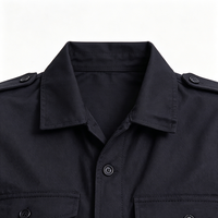 Combinaison de travail bleu marine pour femme, style pompier, avec badge, taille ajustable, coupe ample et ajustée, multi-poches