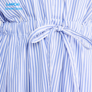 Vestido personalizado para mujer, ropa de diseñador, vestidos casuales elegantes de manga larga con tiras para mujer - Product Image 6