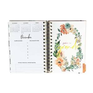 Usine en gros bonne qualité prix bas académique <span class=keywords><strong>2022</strong></span> A4 planificateur d'organisateur personnalisé quotidien - Product Image 3