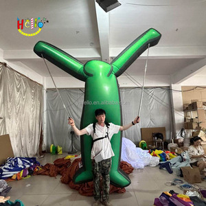ชุดแฟนซีเป่าลมเดินได้ รุ่นยอดนิยม <span class=keywords><strong>HI</strong></span> INFLATABLE สีเขียว ขนาด 4-6 ฟุต พร้อมพัดลมในตัว - Product Image 5