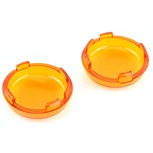 Hun khói/hổ phách/Đỏ 2 inch ống kính cho đèn tín hiệu lần lượt 2 ''ống kính cho xe máy lần lượt đèn tín hiệu phụ kiện - Product Image 2