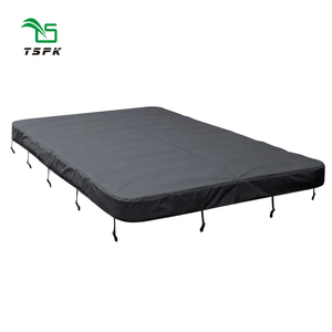 Couverture de <span class=keywords><strong>spa</strong></span> plongeant enroulable TSPK de qualité supérieure, gris foncé, 420x230cm, en tissu Oxford 600D imperméable, installation facile, garantie 3 ans - Product Image 6