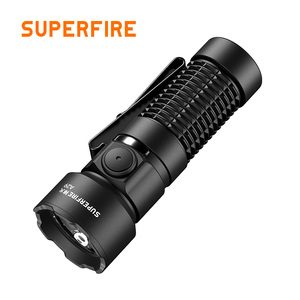 Smallest USB Rechargeable Keychain Flashlight - Ultra Bright LED Micro Torch - Gray, 50x22x9.6mm