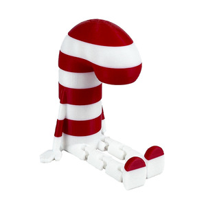 Statuetta di Babbo Natale 6,5 cm, Decorazione Natalizia in Plastica, Modellino Regalo - Product Image 4