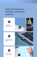 Carte réseau sans fil COMFAST CF-811AC V3, pilote, 5G double bande, 650 Mbps, USB2.0, récepteur WiFi externe, émetteur, Win7/10/11, en stock