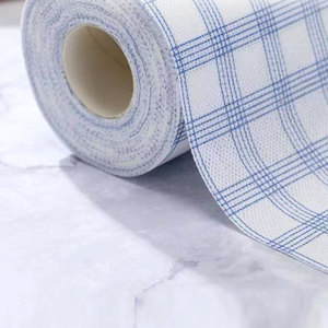 Disposable <b>Kitchen</b> Dish Towels Non-Woven Lazy Rags Blue 40 Pieces a Roll Washable Multipurpose Cleaning <b>Cloths</b> for Household Use - Product Image 5