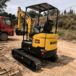 Mini-excavatrice SANY SY16C de 1,9 tonne, compacte, puissante, fiable, pour travaux en espace restreint, fournie par l'usine - Product Image 3