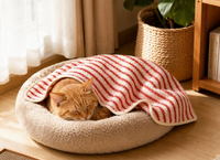 Couverture en flanelle chaude et douce pour animaux de compagnie (chats et chiens) - Vente en gros fabricant