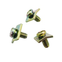 Vis de borne d'amplificateur galvanisée M4x7, utilisée dans les haut-parleurs plus petits/bornes plus éloignées pour l'audio de voiture
