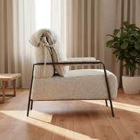 Fauteuil de salon moderne au design luxueux pour salon, hôtel, usage extérieur - Chaise longue de détente