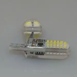 Car Light T10 W5W 194 168 501 24smd 3014 Flashing W5w Car Led Side Wedge Signal Backup Reverse T10 Flashing Strobe Led Light Bulb