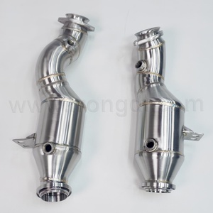 GLC43 GLC450ท่อตรงสำหรับ Mercedes-Benz AMG M276 X253 3.0T 304สแตนเลสหนา1.5มม. ผิวสัมผัสสูง - Product Image 5
