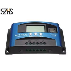 Contrôleur <span class=keywords><strong>solaire</strong></span> intelligent MPPT à mise au point automatique 30A, grand écran LCD, contrôleur de charge de batterie de panneau <span class=keywords><strong>solaire</strong></span>, qualité industrielle, réglable - Product Image 1