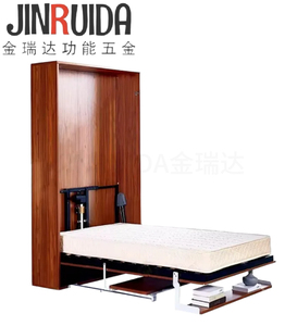 Jin rui da cơ chế phần cứng giường Murphy gấp hàng đầu hạng nặng, hệ thống giường tường tiết kiệm không gian 3 trong 1 với ghế sofa & bàn tích hợp - Product Image 2