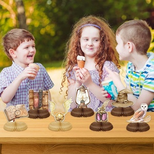 Decoración de Panal de Abeja de la Academia Mágica, Decoración Retro de Harry Potter <span class=keywords><strong>para</strong></span> Fiestas de <span class=keywords><strong>Cumpleaños</strong></span>, Día del Niño, Decoración de Mesa - Product Image 3