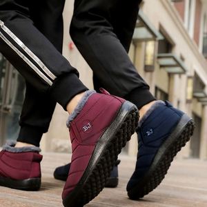 New Snow Boots Waterproof Winter Footwear Plus Size 47 Non-Slip Unisex Ankle Winter Boots - Product Image 2