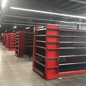 Scaffali usati del negozio dello scaffale di esposizione del supermercato dello scaffale del negozio del metallo di dimensione su misura da vendere - Product Image 3
