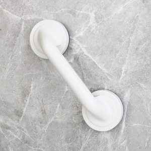 Poignée de porte de douche Weiye sans perçage à ventouse, en plastique noir, moderne et simple - Product Image 3