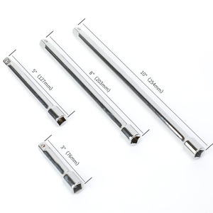 4 cái 3/8 ổ đĩa xe công cụ Ratchet dài ổ cắm cờ lê mở rộng thanh Bộ - Product Image 5