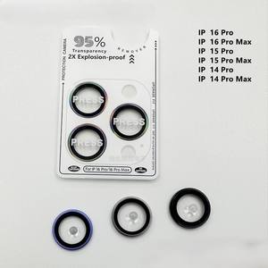 Protection d'objectif arrière anti-explosion de haute qualité 95 avec positionnement pour iPhone 17 Pro Max 16 Plus, <span class=keywords><strong>film</strong></span> d'objectif en métal - Product Image 2