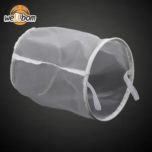 Home Brewing 30 Mesh Food grade Nylon Bucket Filter Bag,Beer Wine Residue Separation Bag