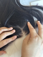 Topper de cheveux humains vierges bruts européens à 130 % de densité, base en soie, dentelle invisible, petits nœuds, ligne de cheveux en dentelle HD