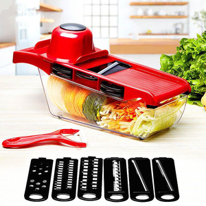 Cortador de Verduras Multifuncional 6 en 1 con Contenedor, Triturador, Rebanador de Vegetales, Picador de Verduras - Product Image 6