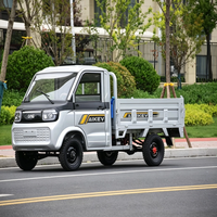 Mini camion benne électrique à basse vitesse 4x2 avec levage hydraulique, véhicule de transport tout-terrain à quatre roues
