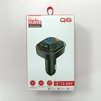 Personnalisation transfrontalière Chargeur de voiture Q6 Clé USB Lecteur MP3