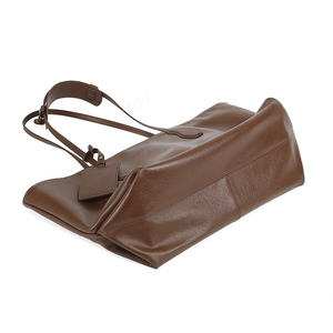 Bolso <span class=keywords><strong>Shopper</strong></span> <span class=keywords><strong>de</strong></span> Cuero Curtido Vegetal Sostenible Bolso <span class=keywords><strong>de</strong></span> Trabajo Gran Capacidad Mujer Fábrica Venta al por Mayor - Product Image 4