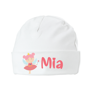 Cappello per neonati con nome Piccola Fata (0-6 mesi / 6-18 mesi) - Product Image 1